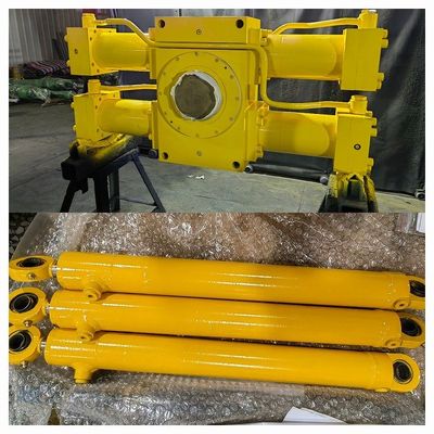 حداکثر ID 500mm سیلندر هیدرولیک سفارشی سه مرحله جرثقیل سیلندر هیدرولیک