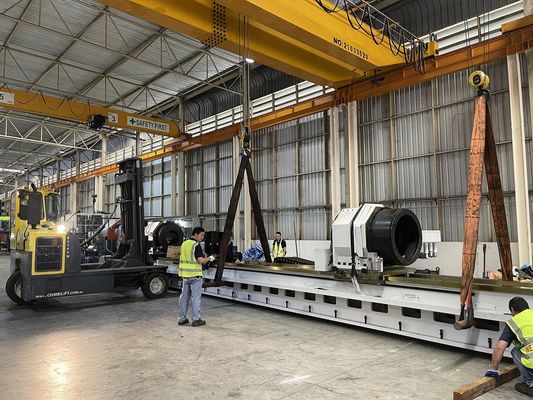 EOOE ماشین سوزاندن رولر اسکیوینگ با تثبیت قطعه کار و چرخش ابزار
