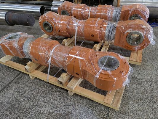 پارکر مهر و موم راه رفتن پرتو هیدرولیک سیلندر کروم پوشانده ISO9001