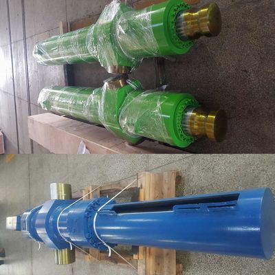 واحد عمل کننده سلندر هیدرولیک سفارشی کار سنگین 32 MPa برای کارخانه فولاد