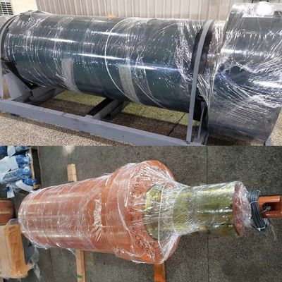 متالورژیک کار سنگین دو عامل هیدرولیک سیلندر 32 MPa فشار آزمایش