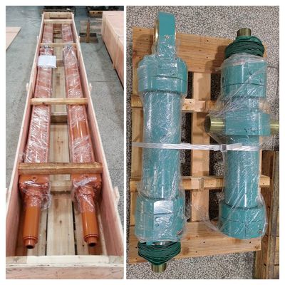 سیلندر هیدرولیک سه مرحله ای دوگانه 32MPa 27SiMn سیلندر لوله